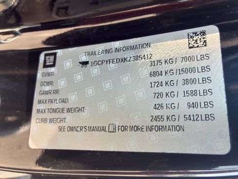 Used 2019 Chevrolet Silverado 1500 LT Trail Boss AWD/4WD image 14