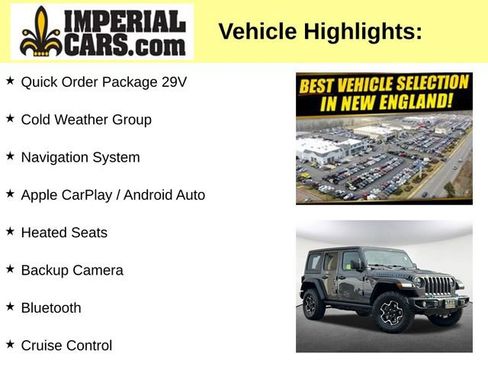 Used 2022 Jeep Wrangler Unlimited Rubicon 4xe w/ Cold Weather Group image 7