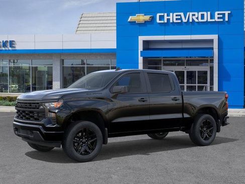 New 2026 Chevrolet Silverado 1500 Custom w/ LPO, Dark Essentials Package RWD image 2
