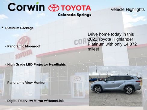 Used 2021 Toyota Highlander Platinum image 6