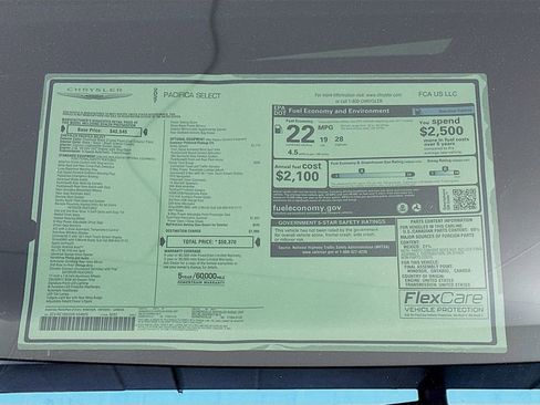 New 2027 Chrysler Pacifica Select FWD image 21