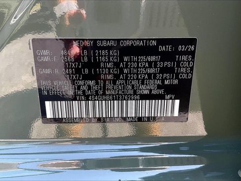 Certified 2026 Subaru Crosstrek 2.5i AWD/4WD image 33
