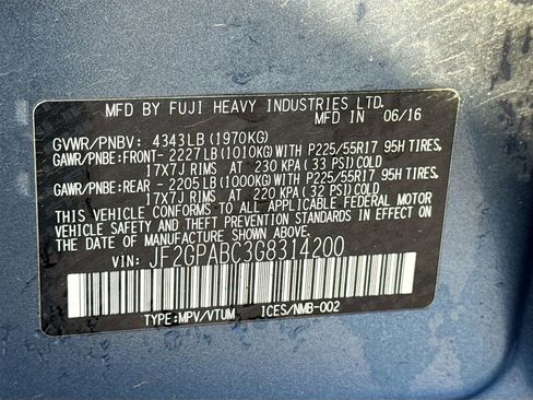 Used 2016 Subaru Crosstrek 2.0i Premium w/ Moonroof Package image 25