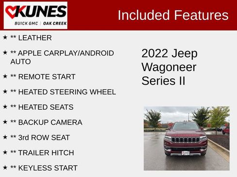 Used 2022 Jeep Wagoneer Series II image 2