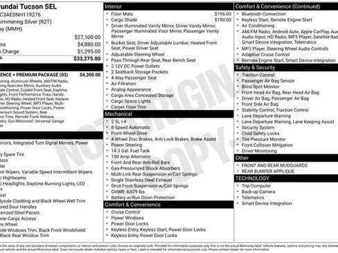 Used 2022 Hyundai Tucson SEL w/ Convenience + Premium Package image 3