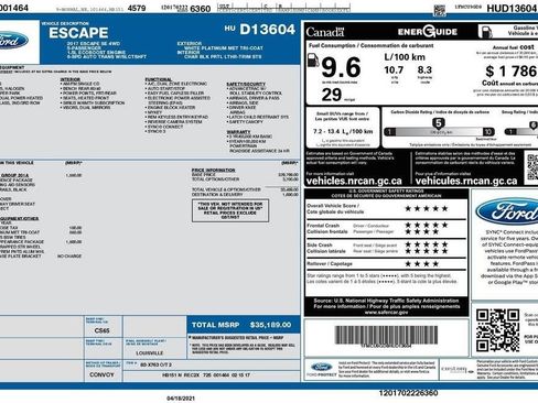 Used 2017 Ford Escape SE w/ Equipment Group 201A AWD/4WD image 4