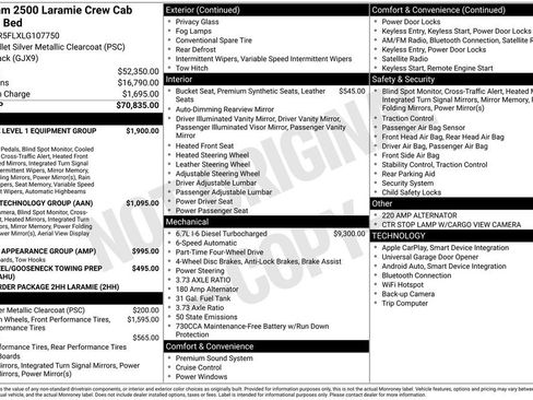 Certified 2020 RAM 2500 Laramie AWD/4WD image 52