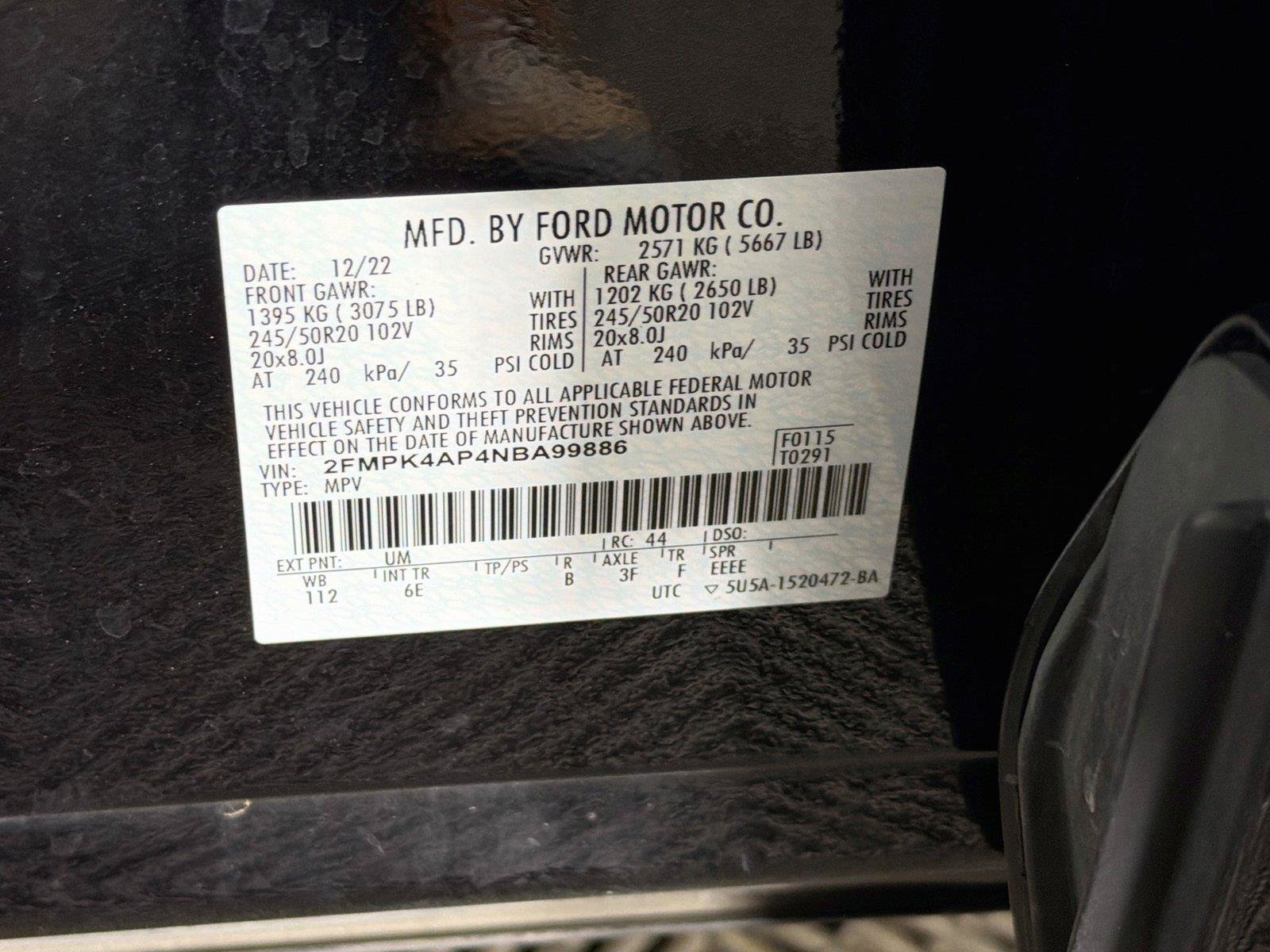 Used 2022 Ford Edge ST AWD/4WD image 40