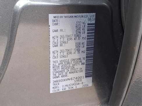 Certified 2023 Nissan Frontier PRO-4X w/ Tow Package image 25