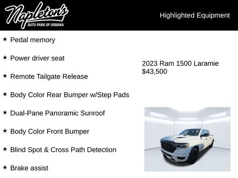 Used 2023 RAM 1500 Laramie AWD/4WD image 9
