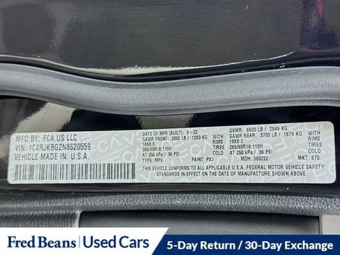 Used 2022 Jeep Grand Cherokee L Limited image 36