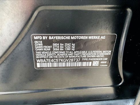 Used 2019 BMW 740i xDrive w/ M Sport Package AWD/4WD image 20