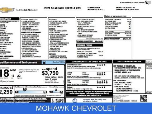 Used 2021 Chevrolet Silverado 1500 LT AWD/4WD image 2