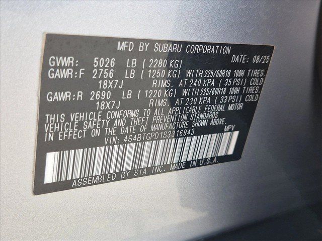 Used 2025 Subaru Outback Touring XT AWD/4WD image 24
