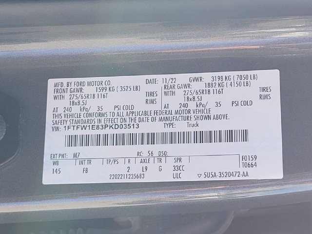 Used 2023 Ford F150 XLT w/ Equipment Group 302A High AWD/4WD image 15