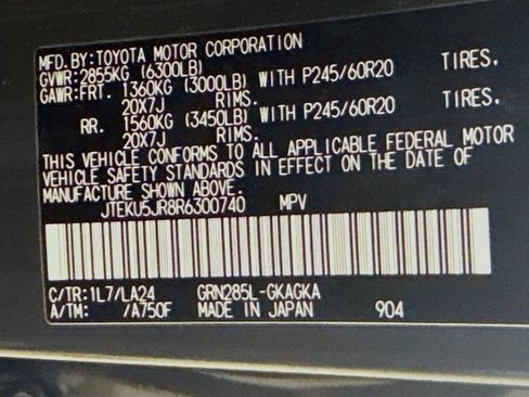 Certified 2024 Toyota 4Runner Limited AWD/4WD image 34
