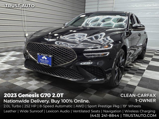 Used 2023 Genesis G70 2.0T w/ Sport Prestige Package AWD/4WD image 1