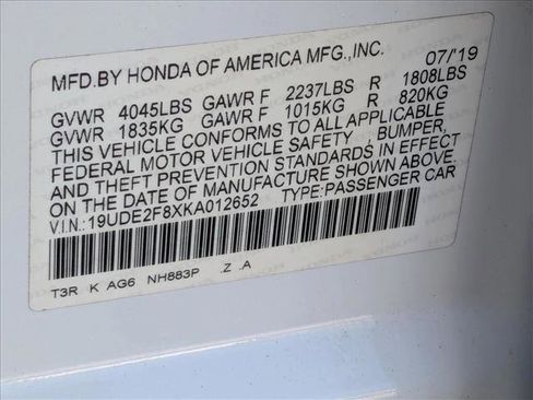 Used 2019 Acura ILX w/ Premium & A-SPEC Package image 24