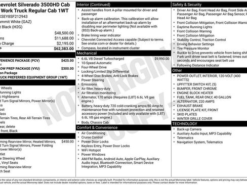 Used 2025 Chevrolet Silverado 3500 W/T w/ WT Convenience Package AWD/4WD image 22