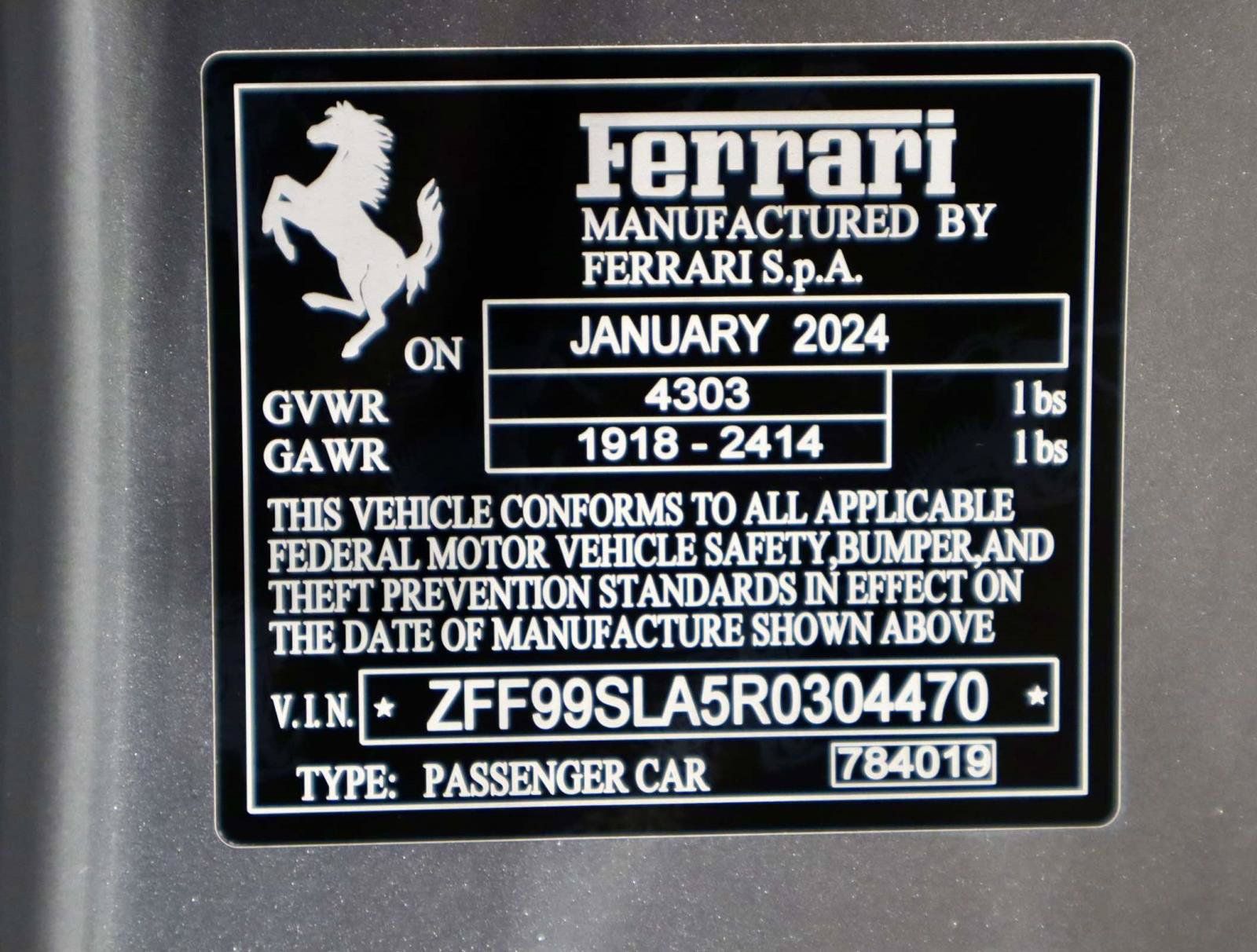 Used 2024 Ferrari 296 GTB RWD image 37