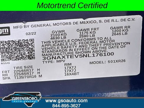Used 2022 Chevrolet Equinox LT AWD/4WD image 46