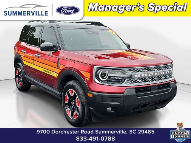 Certified 2025 Ford Bronco Sport Free Wheeling w/ Convenience Package AWD/4WD 360° Tour