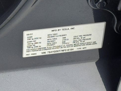 Used 2022 Tesla Model Y Performance image 44