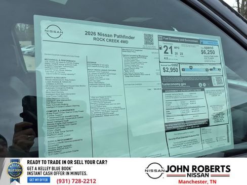 New 2026 Nissan Pathfinder Rock Creek AWD/4WD image 20