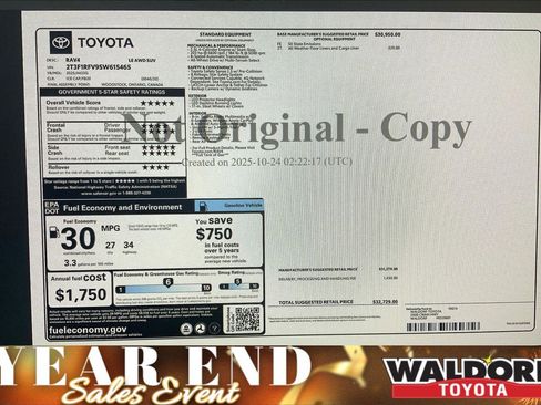 New 2025 Toyota RAV4 LE image 16