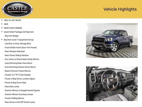 Used 2021 RAM 1500 Big Horn AWD/4WD image 3