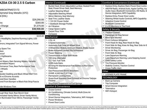 Certified 2023 MAZDA CX-30 AWD 2.5 S w/ Preferred Package image 11