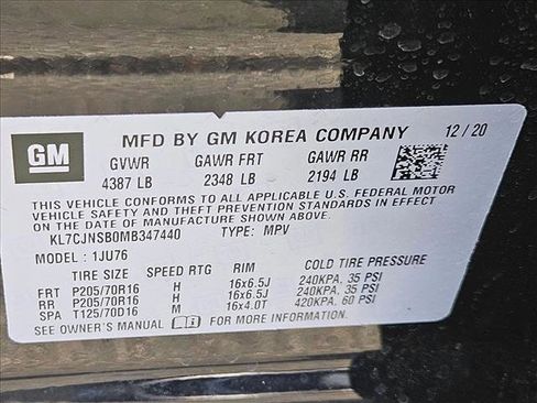 Used 2021 Chevrolet Trax LS w/ LPO, Protection Package image 22