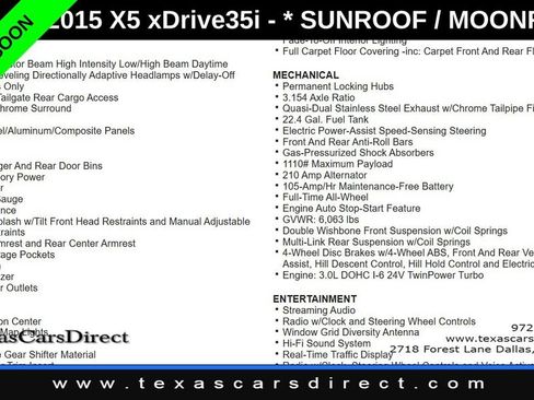 Used 2015 BMW X5 xDrive35i image 8