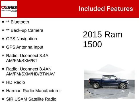 Used 2015 RAM 1500 Laramie w/ Convenience Group image 2