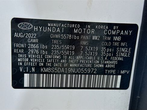 Used 2022 Hyundai Santa Fe Limited image 37