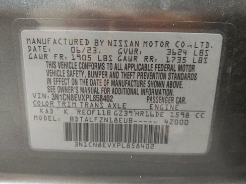 Used 2023 Nissan Versa SV FWD image 33