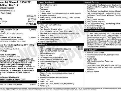 Used 2023 Chevrolet Silverado 1500 LTZ AWD/4WD image 34