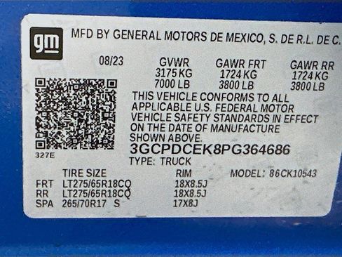 Used 2023 Chevrolet Silverado 1500 Custom Trail Boss image 28