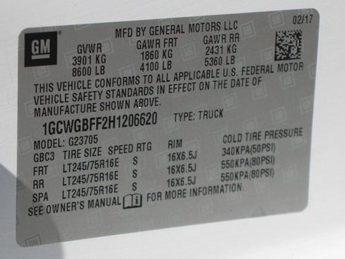 Used 2017 Chevrolet Express 2500 Extended image 40