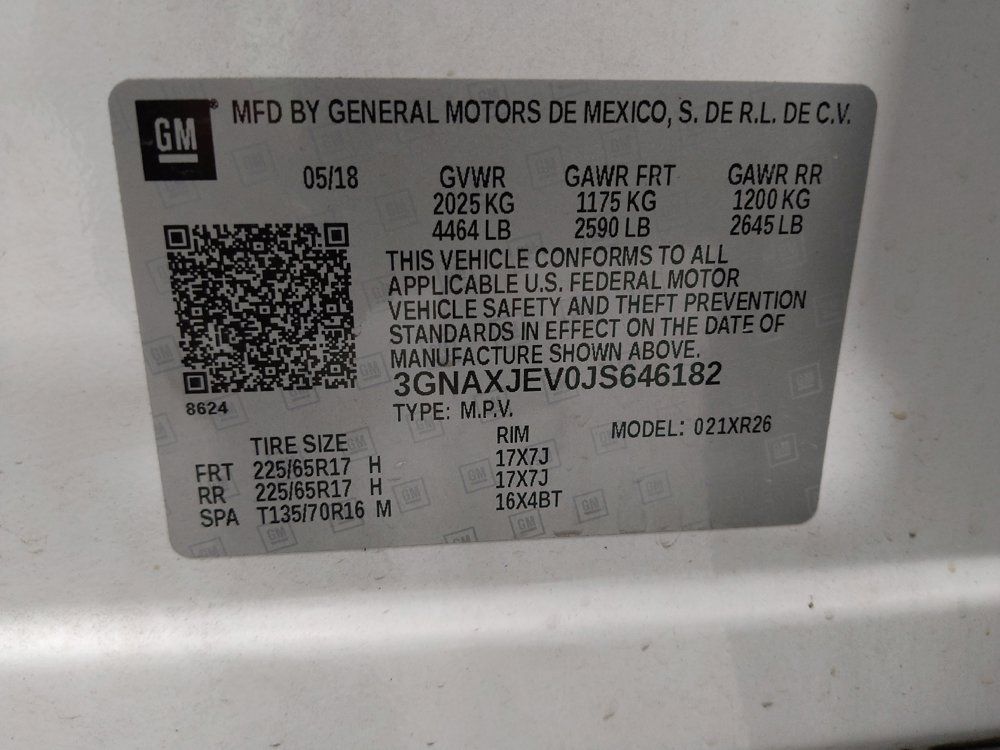 Used 2018 Chevrolet Equinox LT FWD image 33