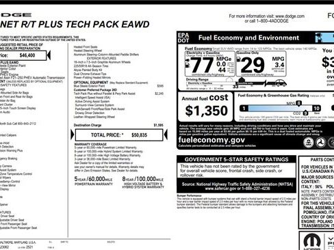 Used 2024 Dodge Hornet R/T Plus w/ Tech Pack Plus w/o Parking image 10