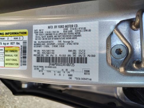 Used 2018 Ford Fusion S image 21