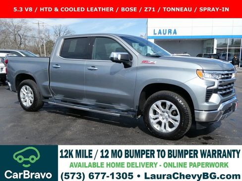 Certified 2024 Chevrolet Silverado 1500 LTZ w/ Technology Package AWD/4WD image 1