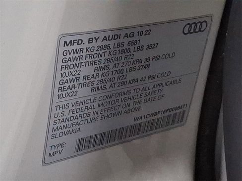 Certified 2023 Audi SQ8 Prestige w/ Prestige Package image 28