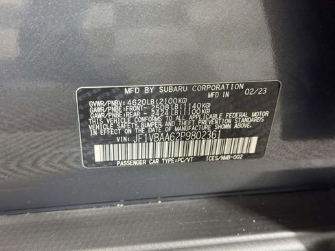 Used 2023 Subaru WRX AWD/4WD image 16