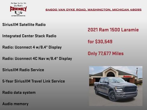 Used 2021 RAM 1500 Laramie AWD/4WD image 25
