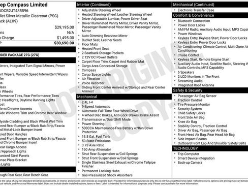 Certified 2018 Jeep Compass Limited image 7