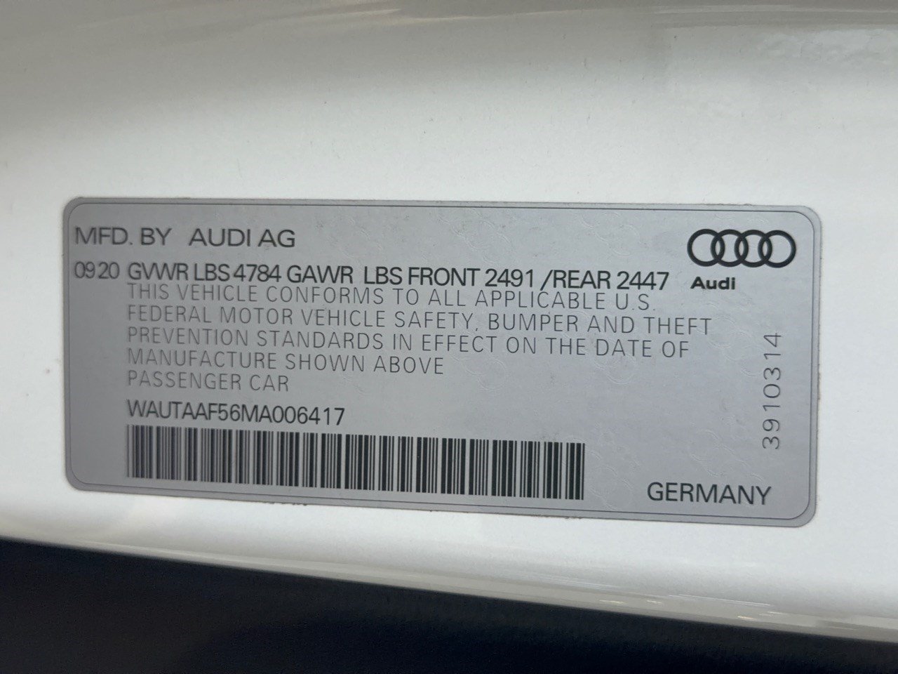 Used 2021 Audi A5 2.0T Premium Plus w/ Premium Plus AWD/4WD image 32