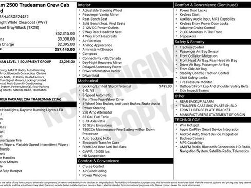 Used 2025 RAM 2500 Tradesman image 10