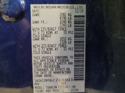 Used 2020 Nissan Rogue S FWD image 33